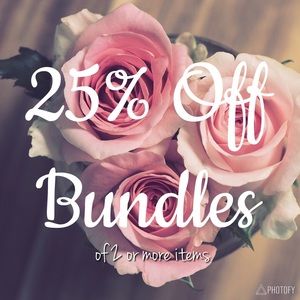 25% off Bundles of 2 or more items